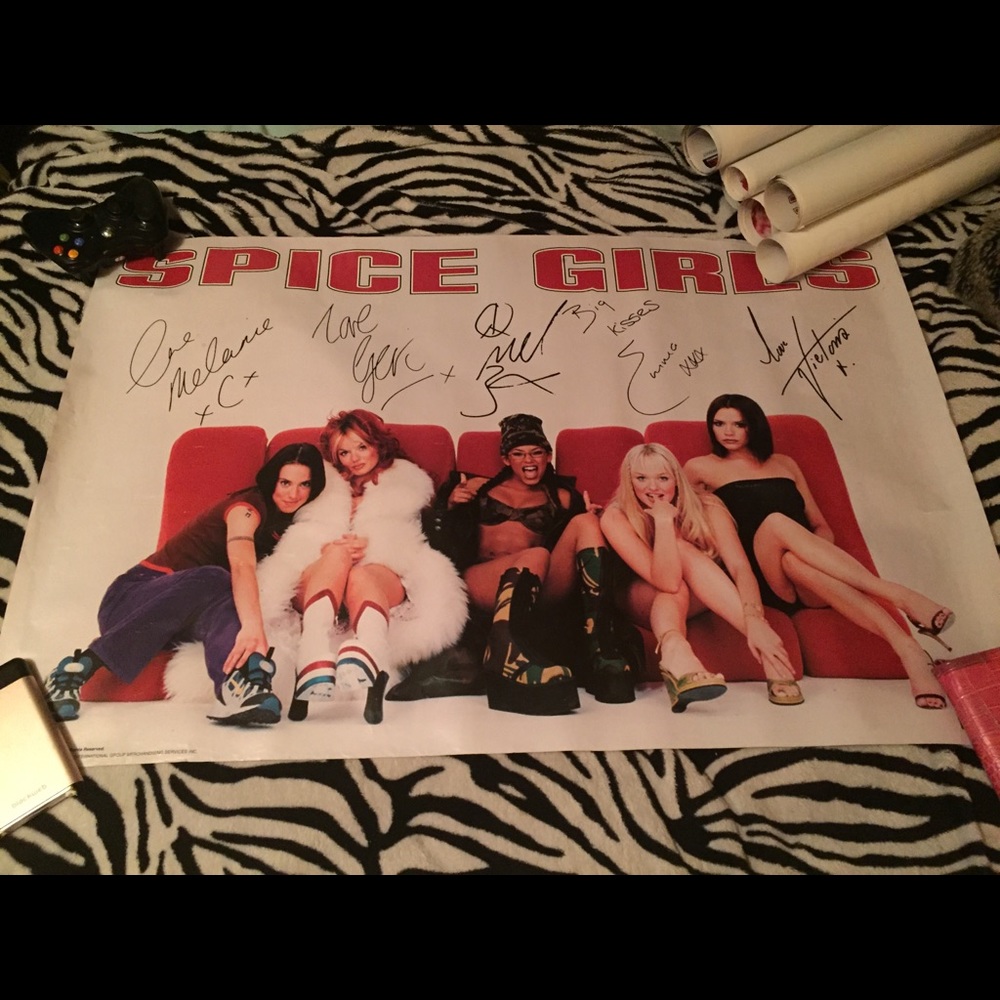 Spice Girls autograph Poster